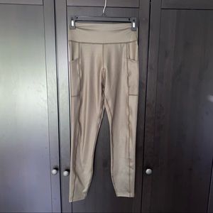 Abercrombie and Fitch dark olive green workout leggings